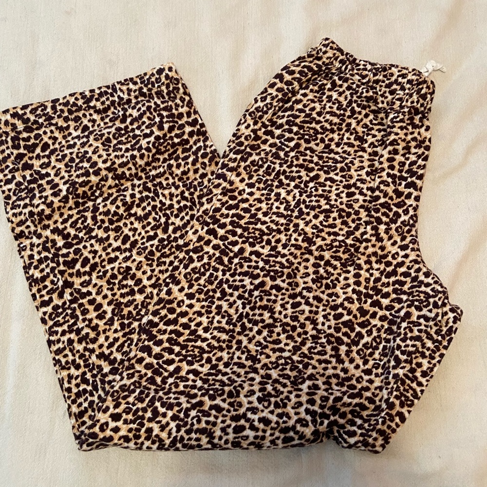 LEOPARD PRINT PJ BOTTOMS